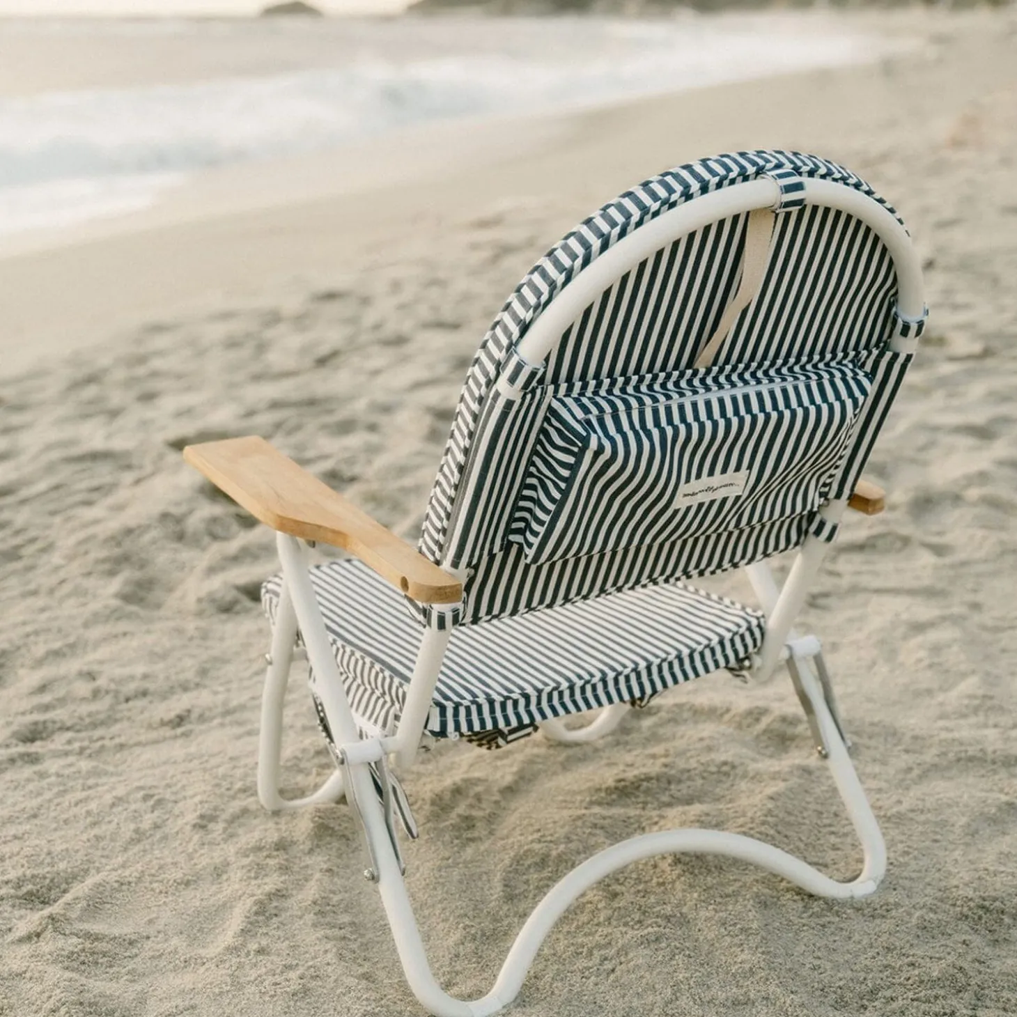 The Pam Chair - Laurens Navy Stripe