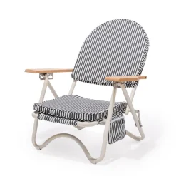 The Pam Chair - Laurens Navy Stripe