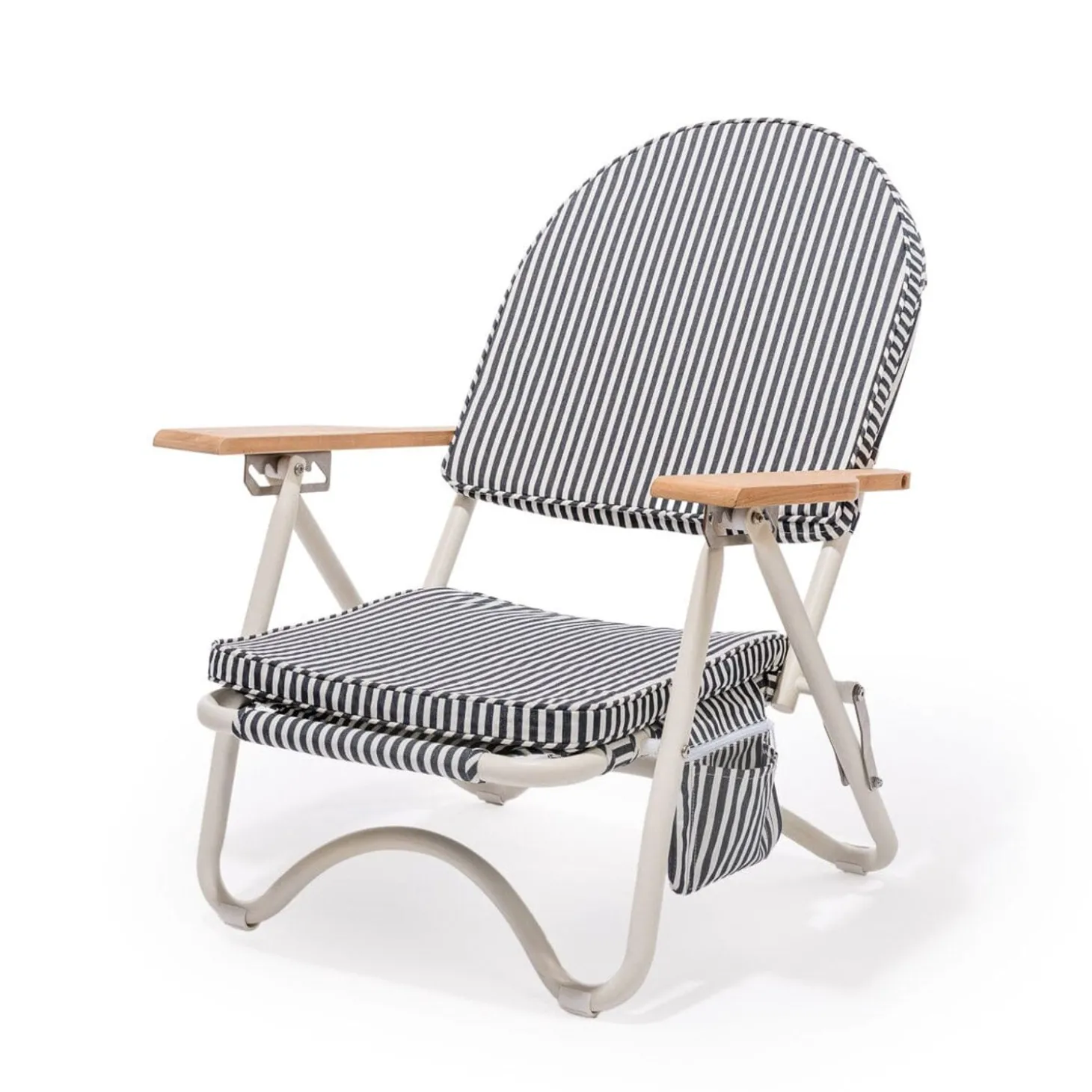 The Pam Chair - Laurens Navy Stripe