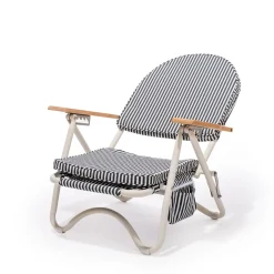The Pam Chair - Laurens Navy Stripe