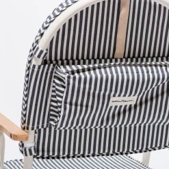 The Pam Chair - Laurens Navy Stripe
