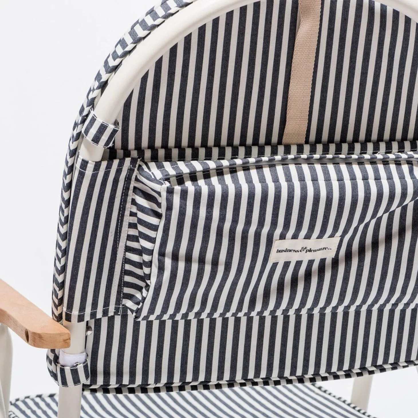 The Pam Chair - Laurens Navy Stripe