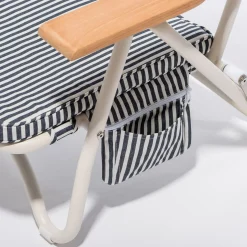 The Pam Chair - Laurens Navy Stripe