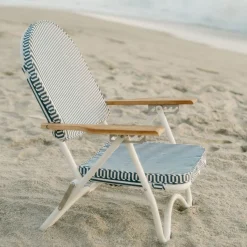 The Pam Chair - Laurens Navy Stripe