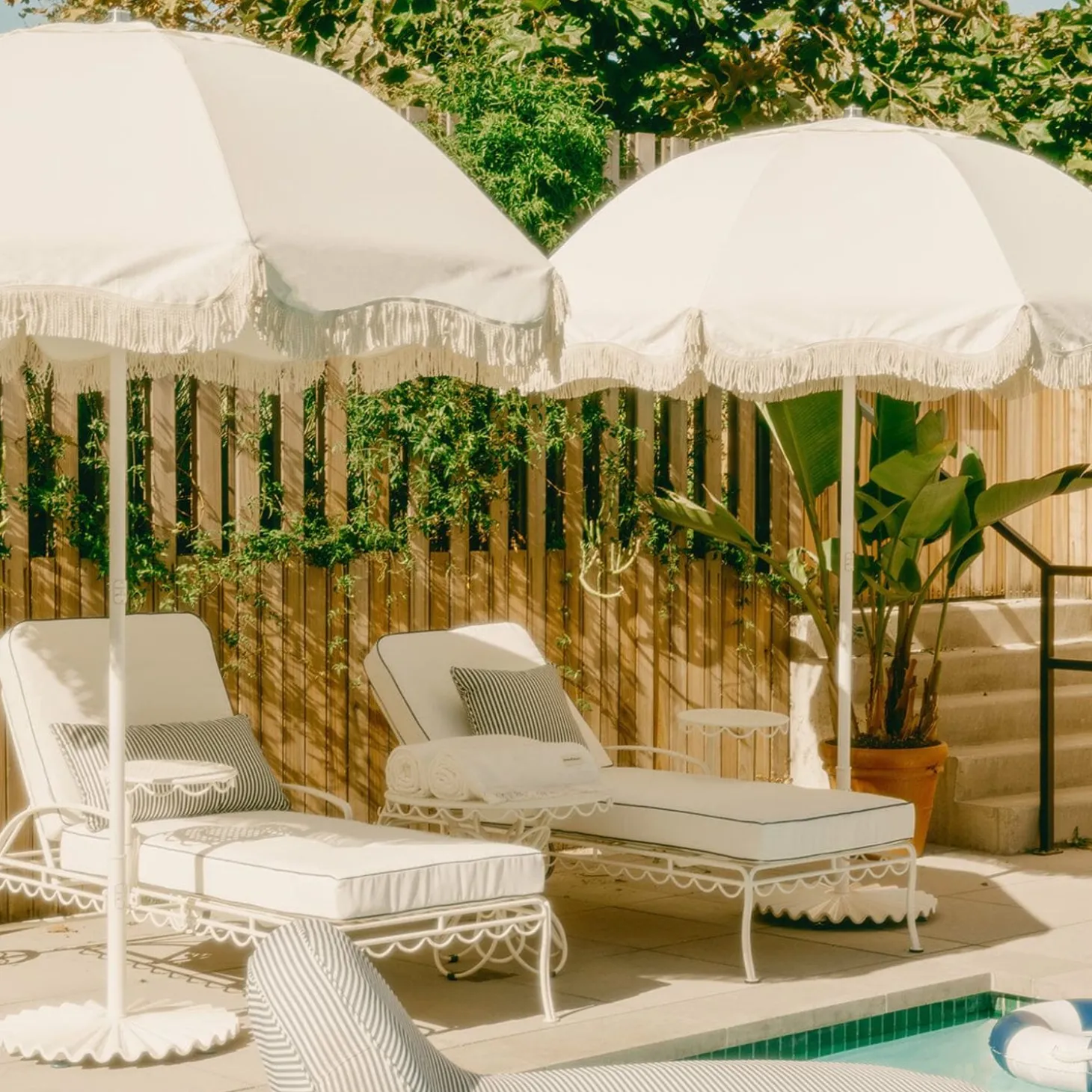 The Patio Umbrella - Antique White