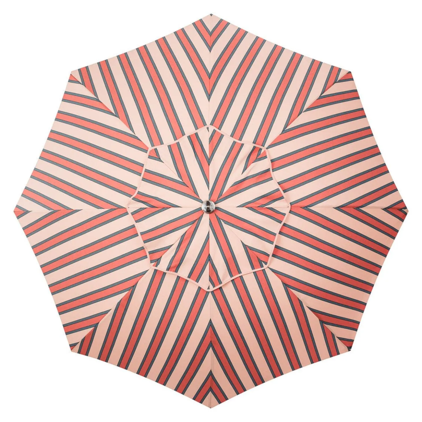 The Patio Umbrella - Bistro Dusty Pink Stripe