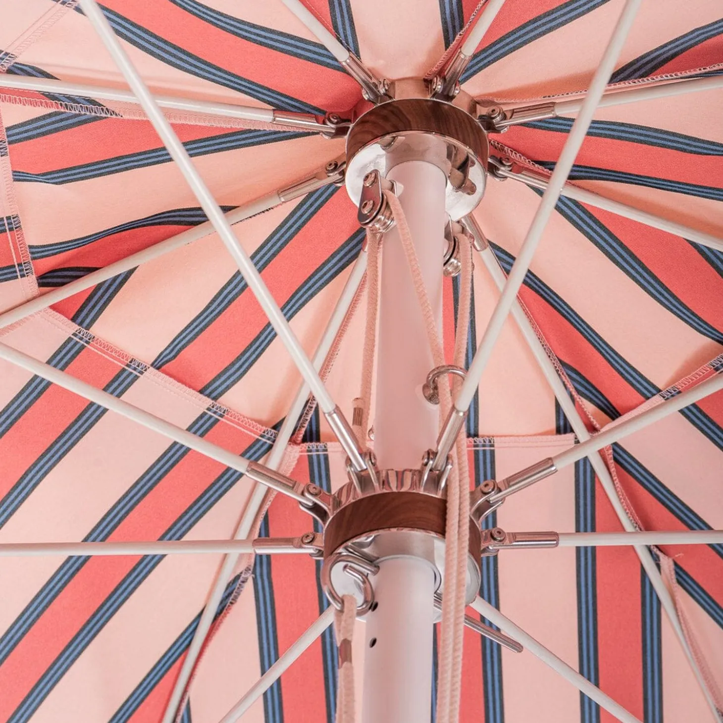 The Patio Umbrella - Bistro Dusty Pink Stripe