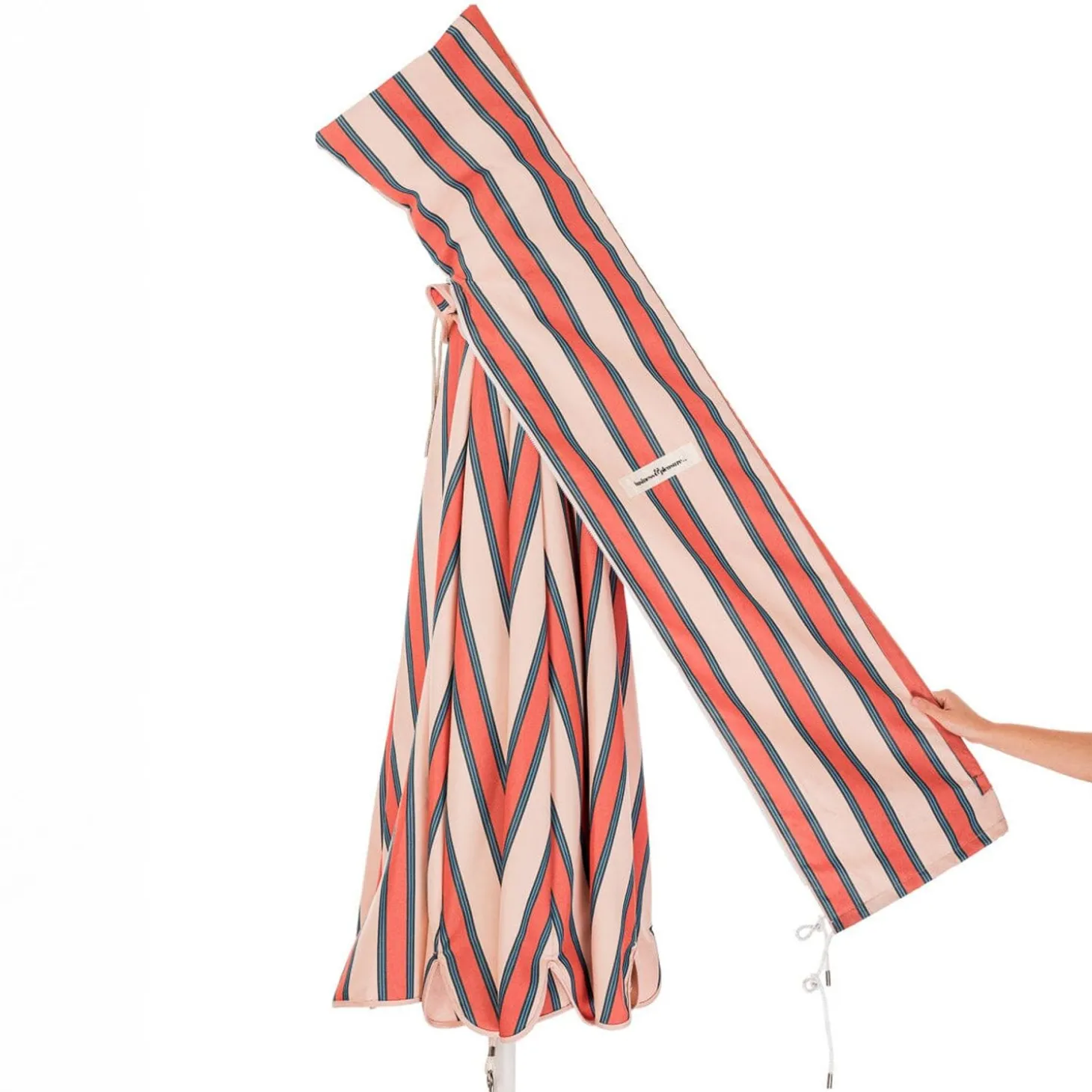 The Patio Umbrella - Bistro Dusty Pink Stripe