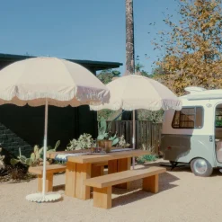 The Patio Umbrella - Lauren'S Pink Stripe