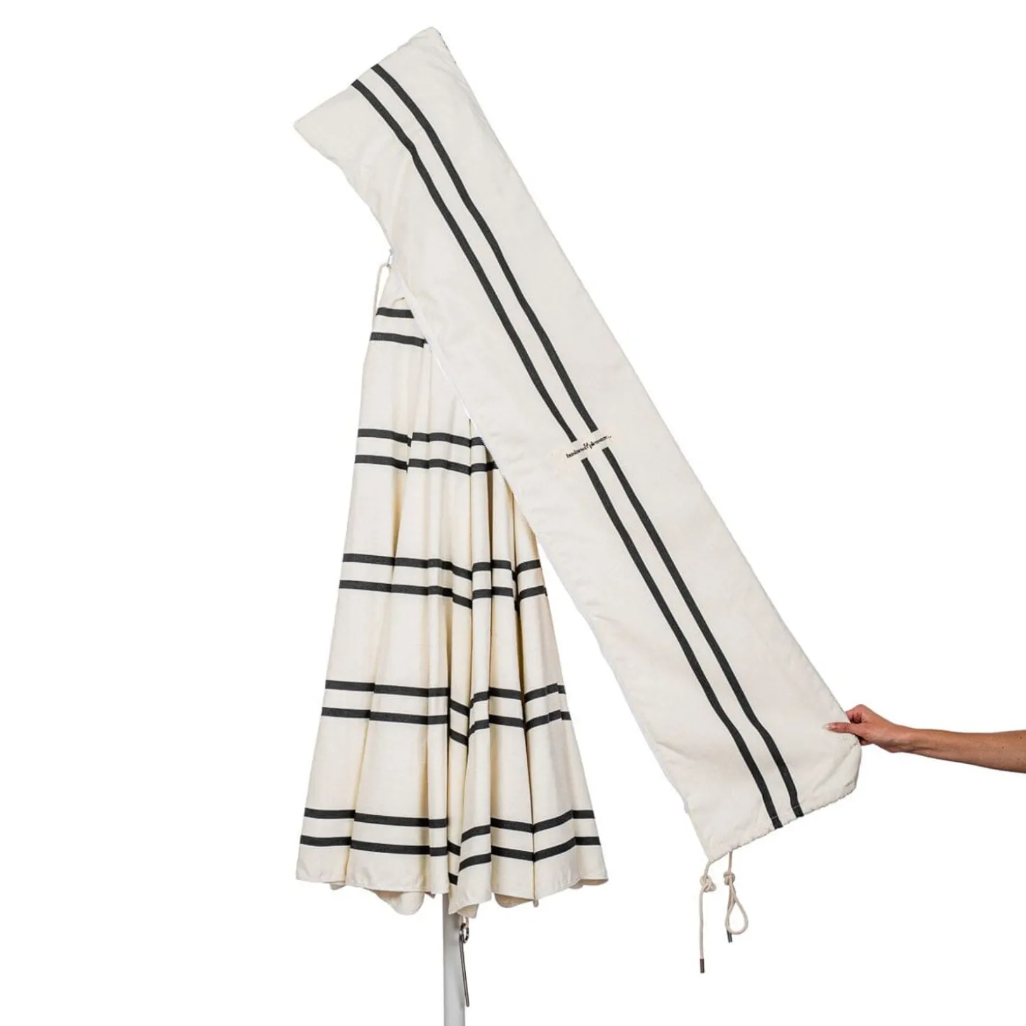 The Patio Umbrella - Malibu Black Stripe