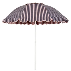 The Patio Umbrella - Monaco Navy And Pink Stripe