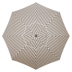 The Patio Umbrella - Monaco Black Stripe