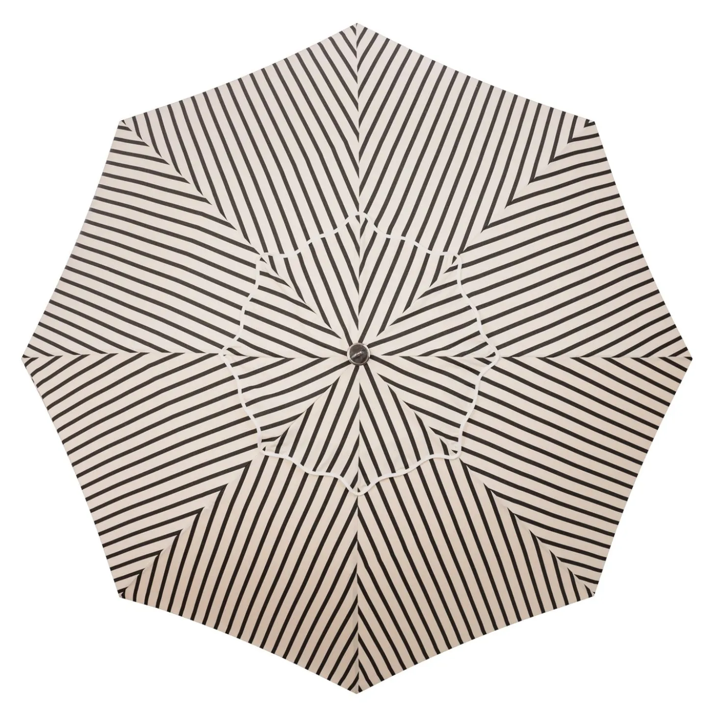 The Patio Umbrella - Monaco Black Stripe