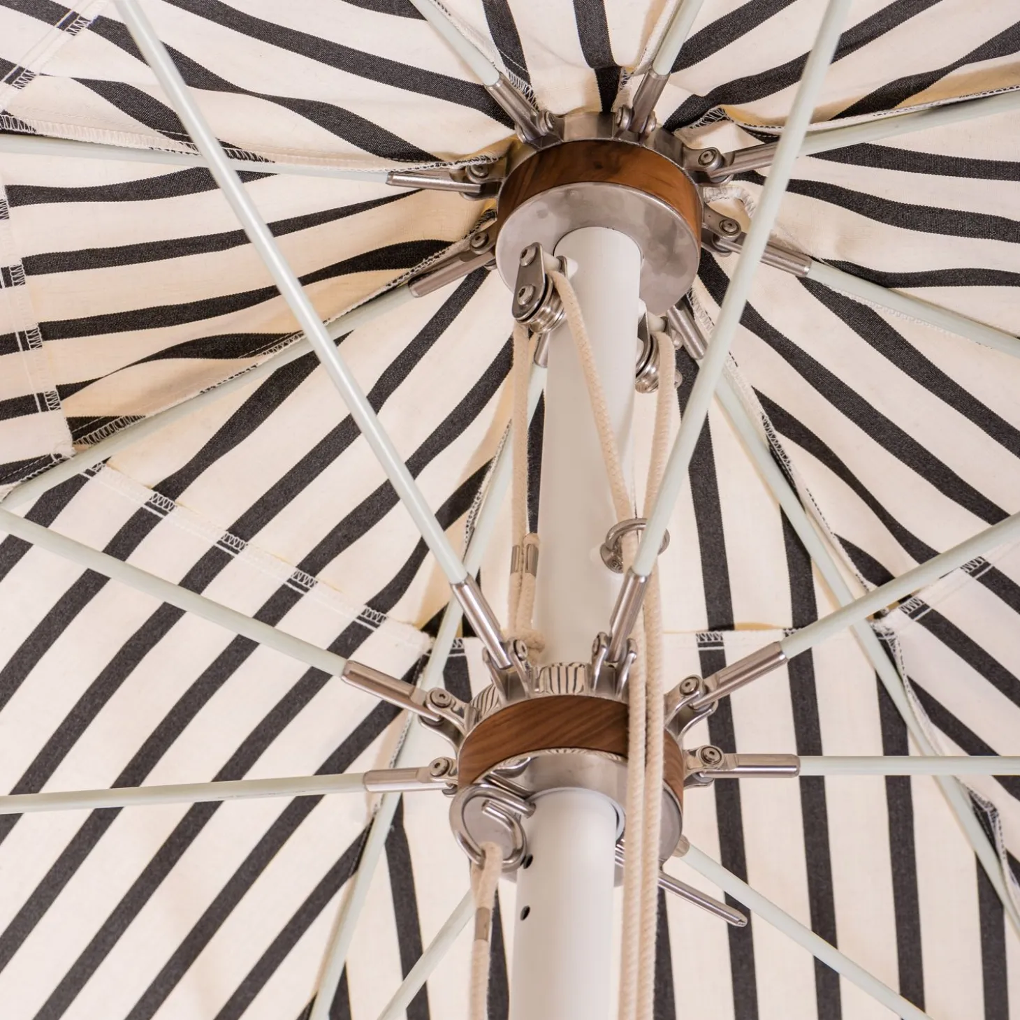 The Patio Umbrella - Monaco Black Stripe