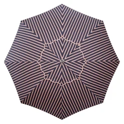 The Patio Umbrella - Monaco Navy And Pink Stripe