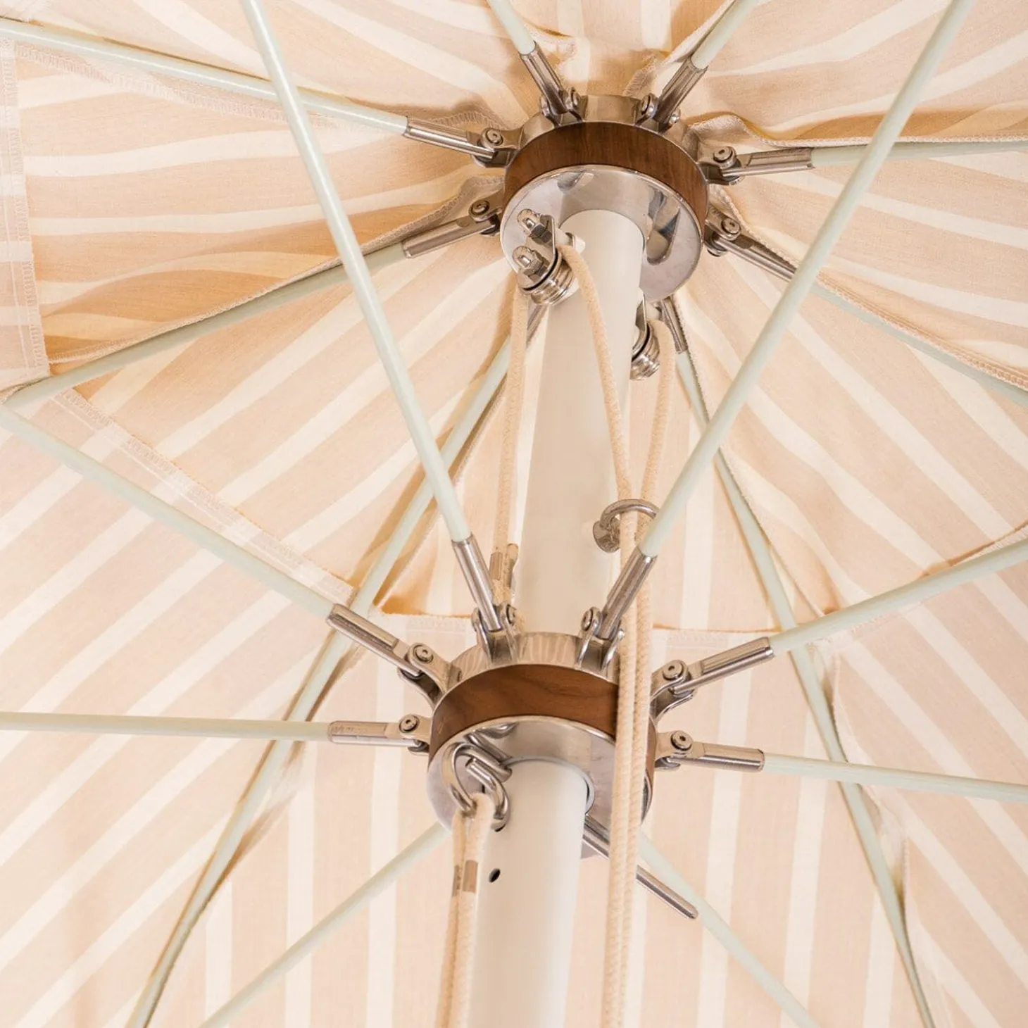 The Patio Umbrella - Monaco Natural Stripe