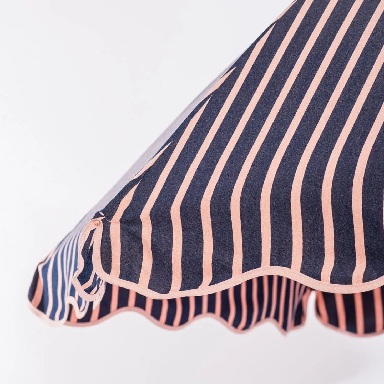 The Patio Umbrella - Monaco Navy And Pink Stripe