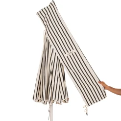 The Patio Umbrella - Monaco Black Stripe