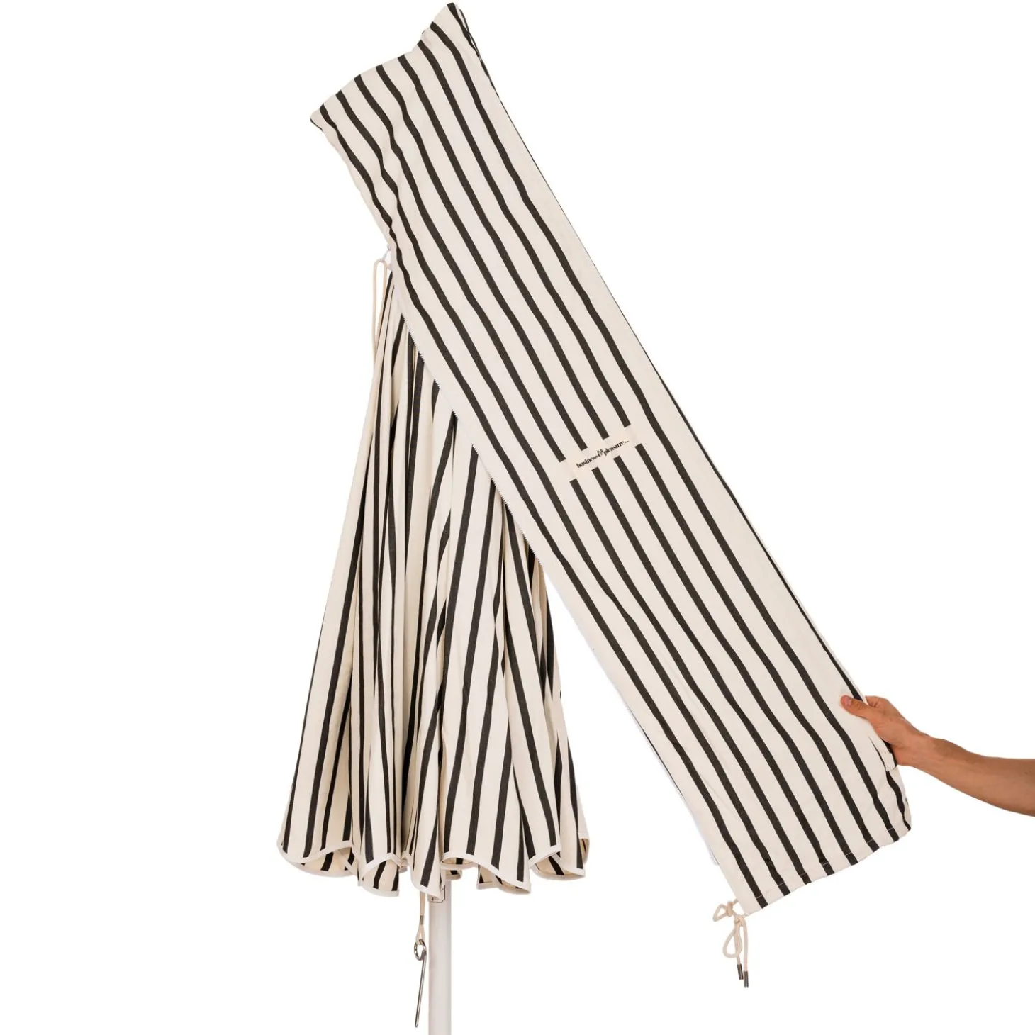 The Patio Umbrella - Monaco Black Stripe