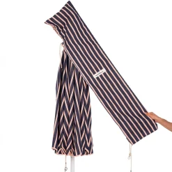 The Patio Umbrella - Monaco Navy And Pink Stripe