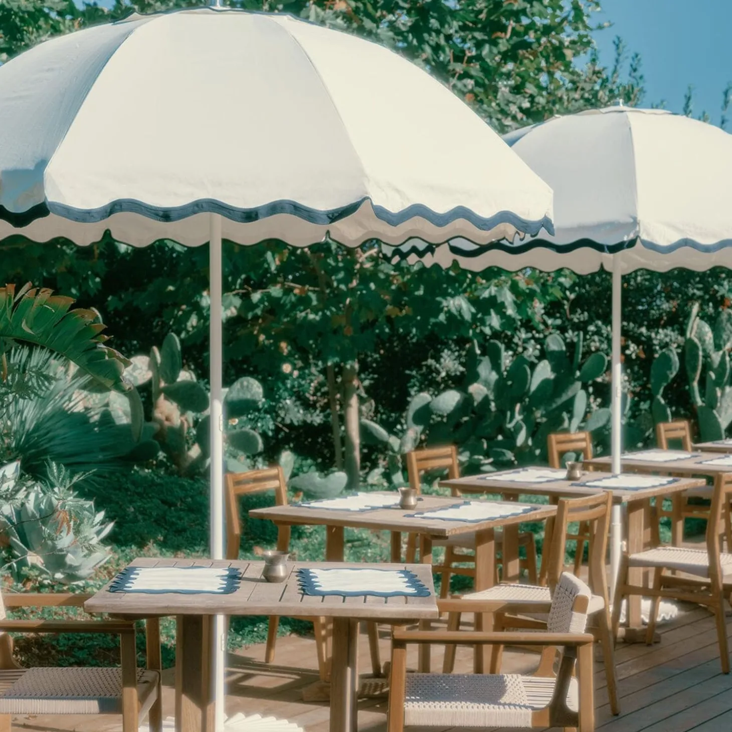 The Patio Umbrella - Rivie White