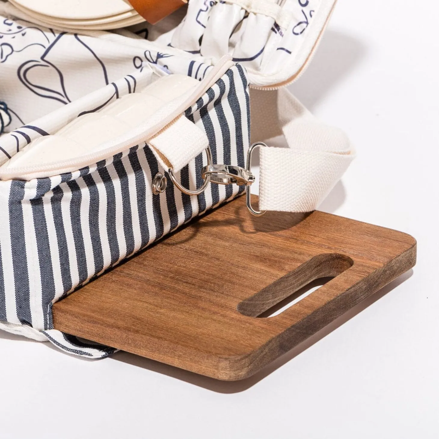 The Picnic Set - Laurens Navy Stripe
