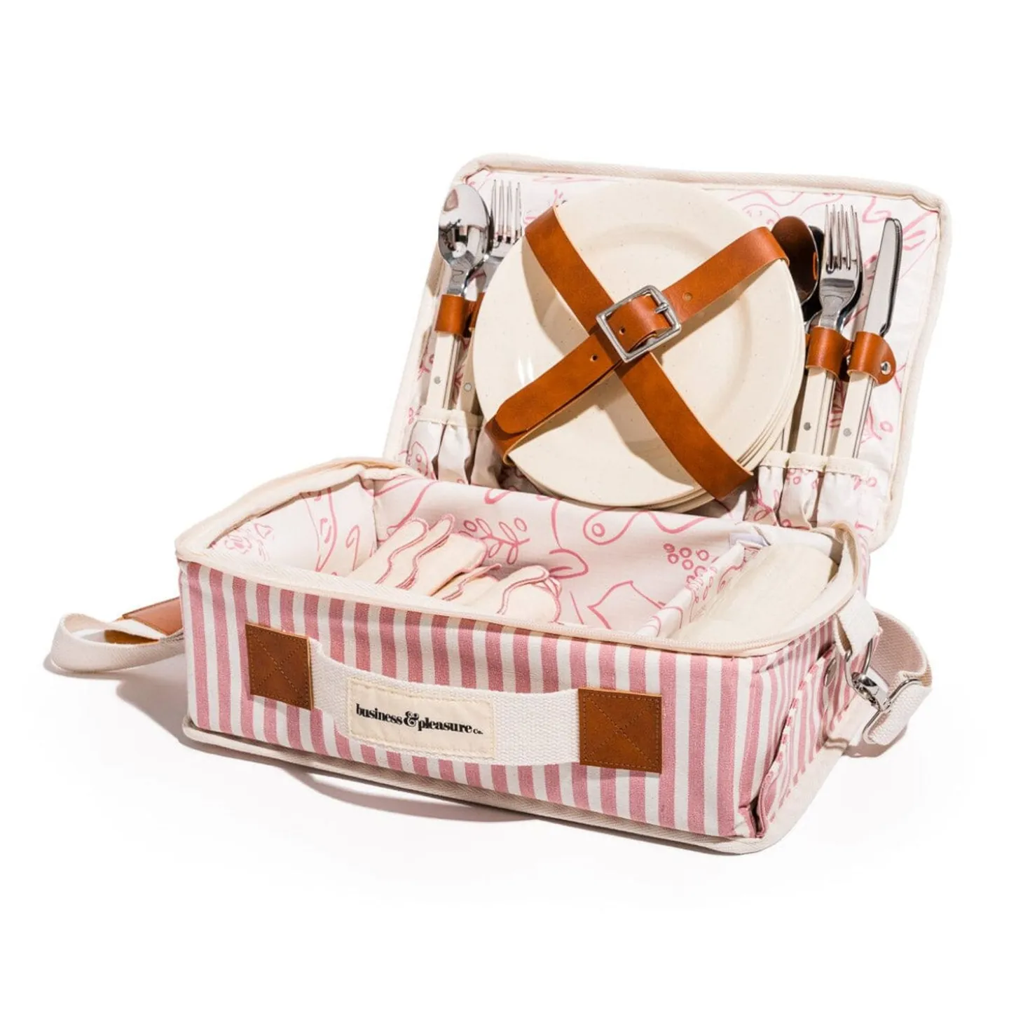 The Picnic Set - Laurens Pink Stripe