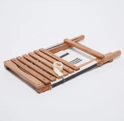 The 2-Piece Chair - Vintage Black Stripe