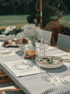 The Placemat - Lauren'S Navy Stripe