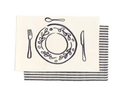 The Placemat - Lauren'S Navy Stripe