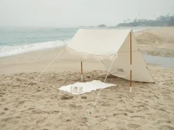 The Premium Beach Tent - Lauren'S Sage Stripe