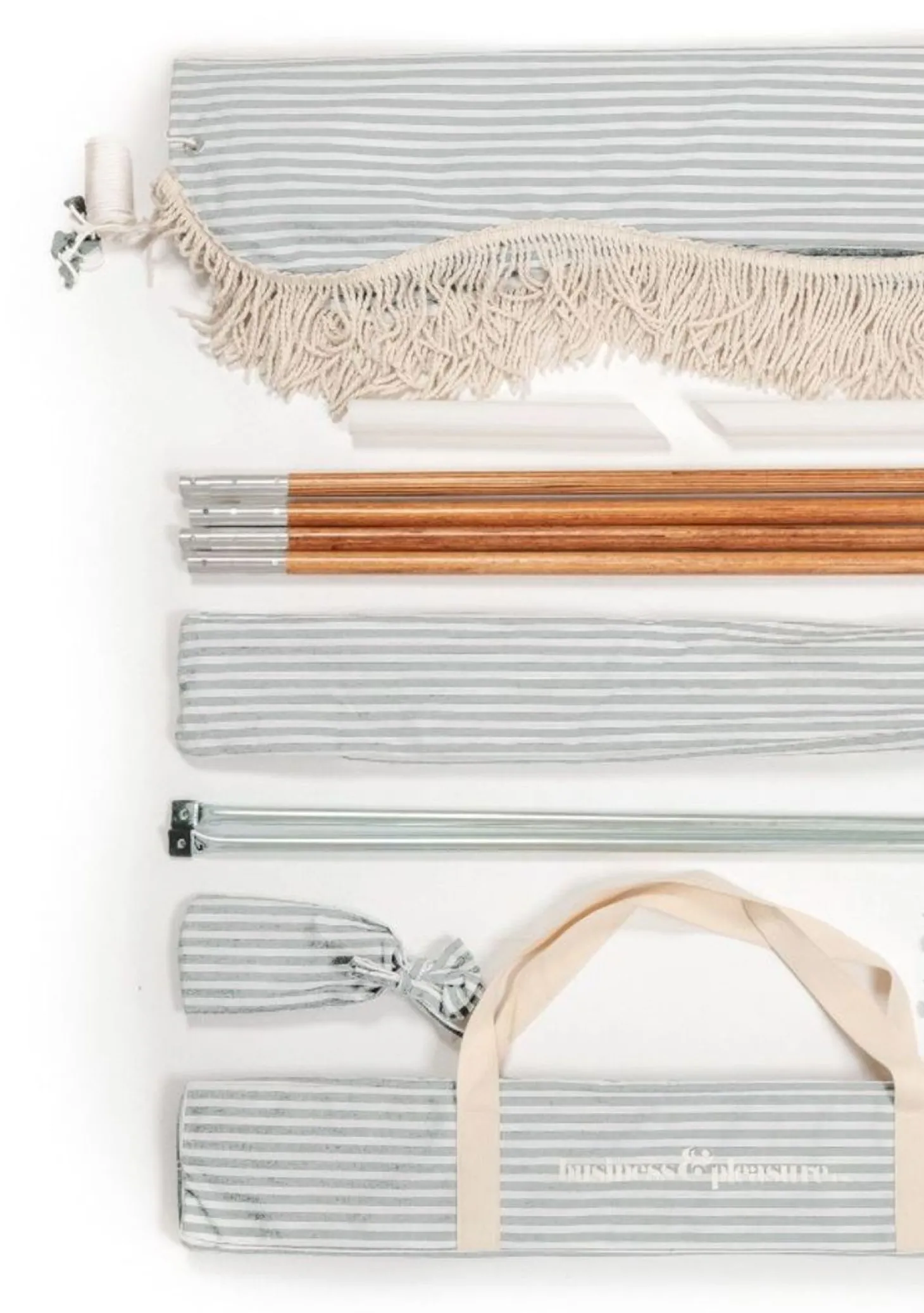 The Premium Beach Tent - Lauren'S Sage Stripe