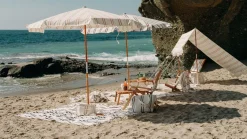 The Premium Beach Tent - Sand Two Stripe