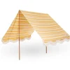The Premium Beach Tent - Vintage Yellow Stripe