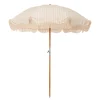 The Premium Beach Umbrella - Monaco Natural Stripe