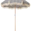 The Premium Beach Umbrella - Lauren'S Navy Stripe