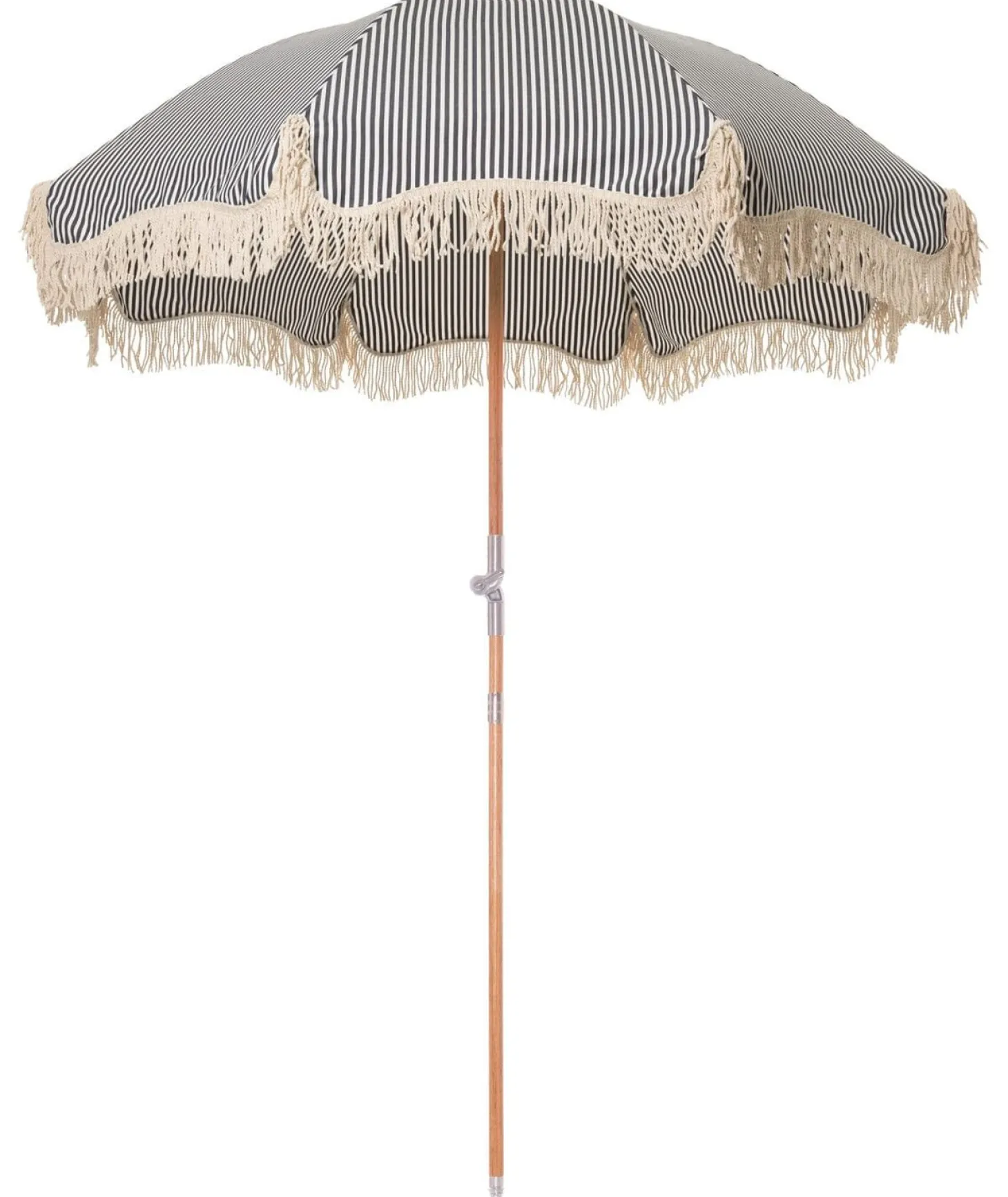 The Premium Beach Umbrella - Lauren'S Navy Stripe