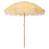 The Premium Beach Umbrella - Monaco Mimosa Stripe