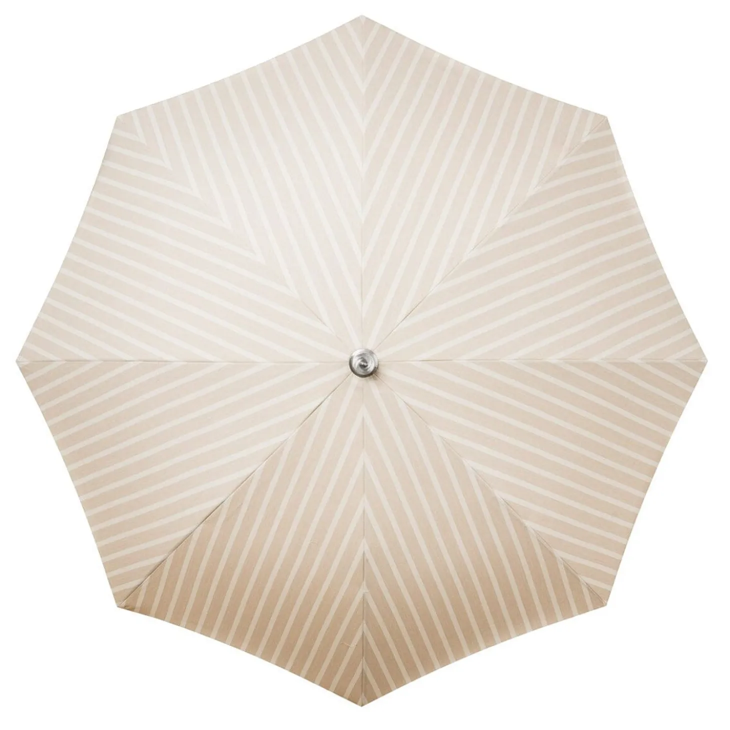 The Premium Beach Umbrella - Monaco Natural Stripe
