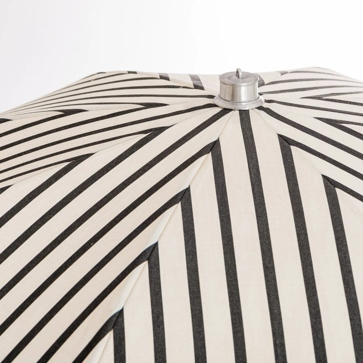 The Premium Beach Umbrella - Monaco Black Stripe