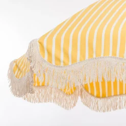 The Premium Beach Umbrella - Monaco Mimosa Stripe