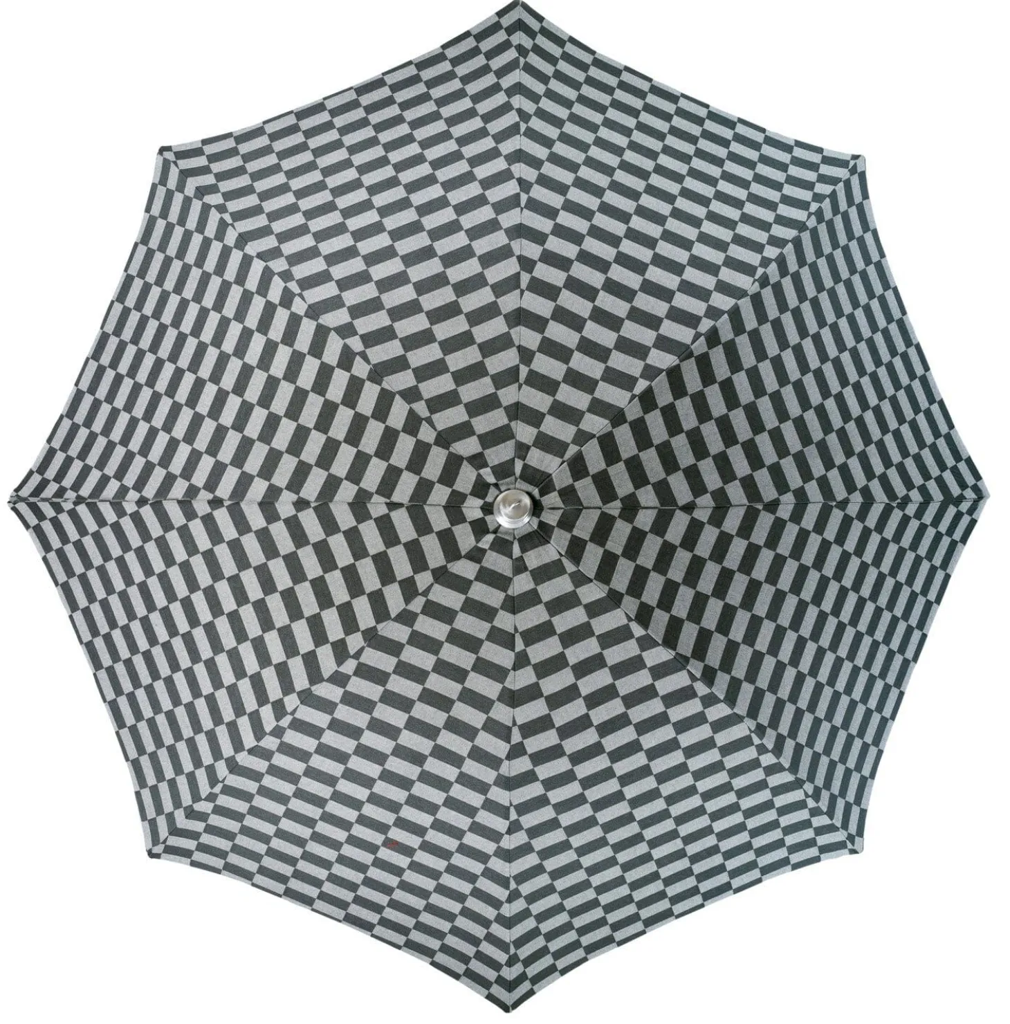 The Premium Beach Umbrella - Vintage Green Check