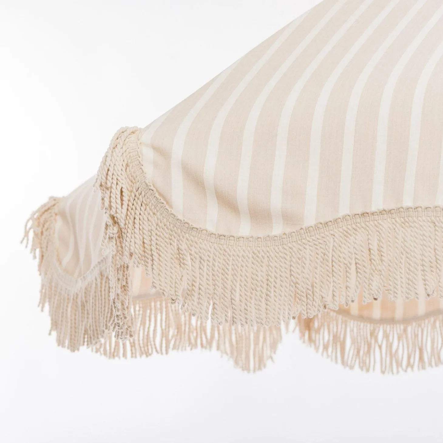 The Premium Beach Umbrella - Monaco Natural Stripe