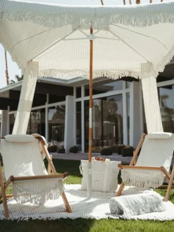 The Premium Cabana - Lauren'S Sage Stripe