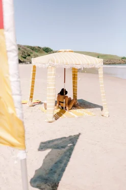 The Premium Cabana - Vintage Yellow Stripe