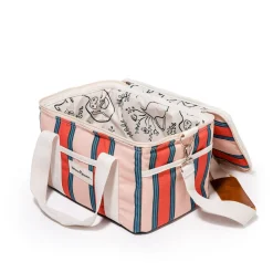 The Premium Cooler Bag - Bistro Dusty Pink Stripe
