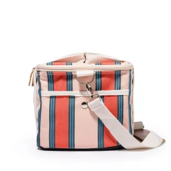 The Premium Cooler Bag - Bistro Dusty Pink Stripe