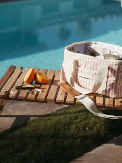 The Premium Cooler Bag - Lauren'S Pink Stripe