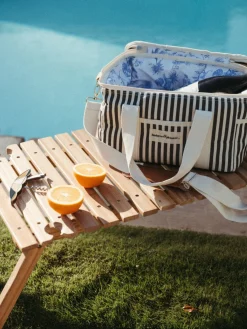 The Premium Cooler Bag - Lauren'S Navy Stripe