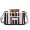 The Premium Cooler Bag - Monaco Navy And Pink Stripe